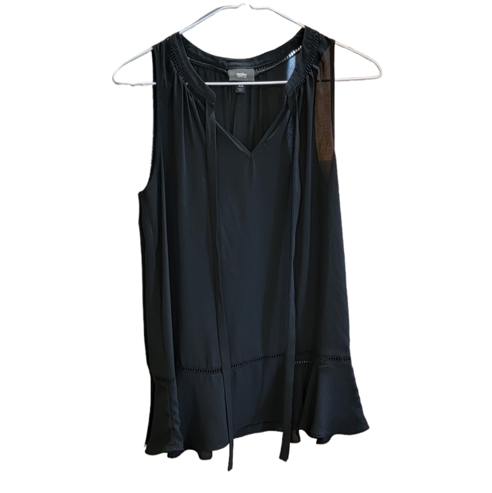 MOSSIMO Black Sleeveless Blouse